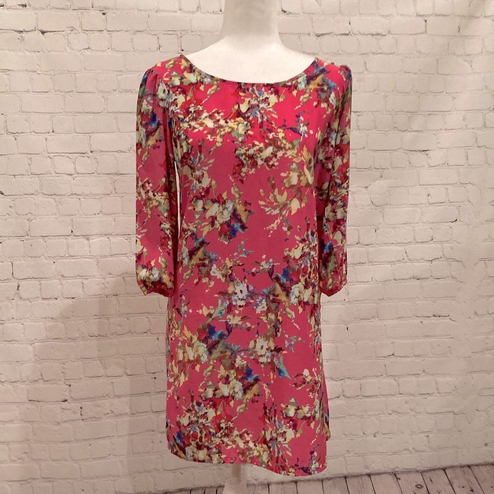 Woman’s Pink Floral Dress, BeBop Brand, Size M
